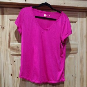 Xersion Vibrant Pink Women's Top Size Xl